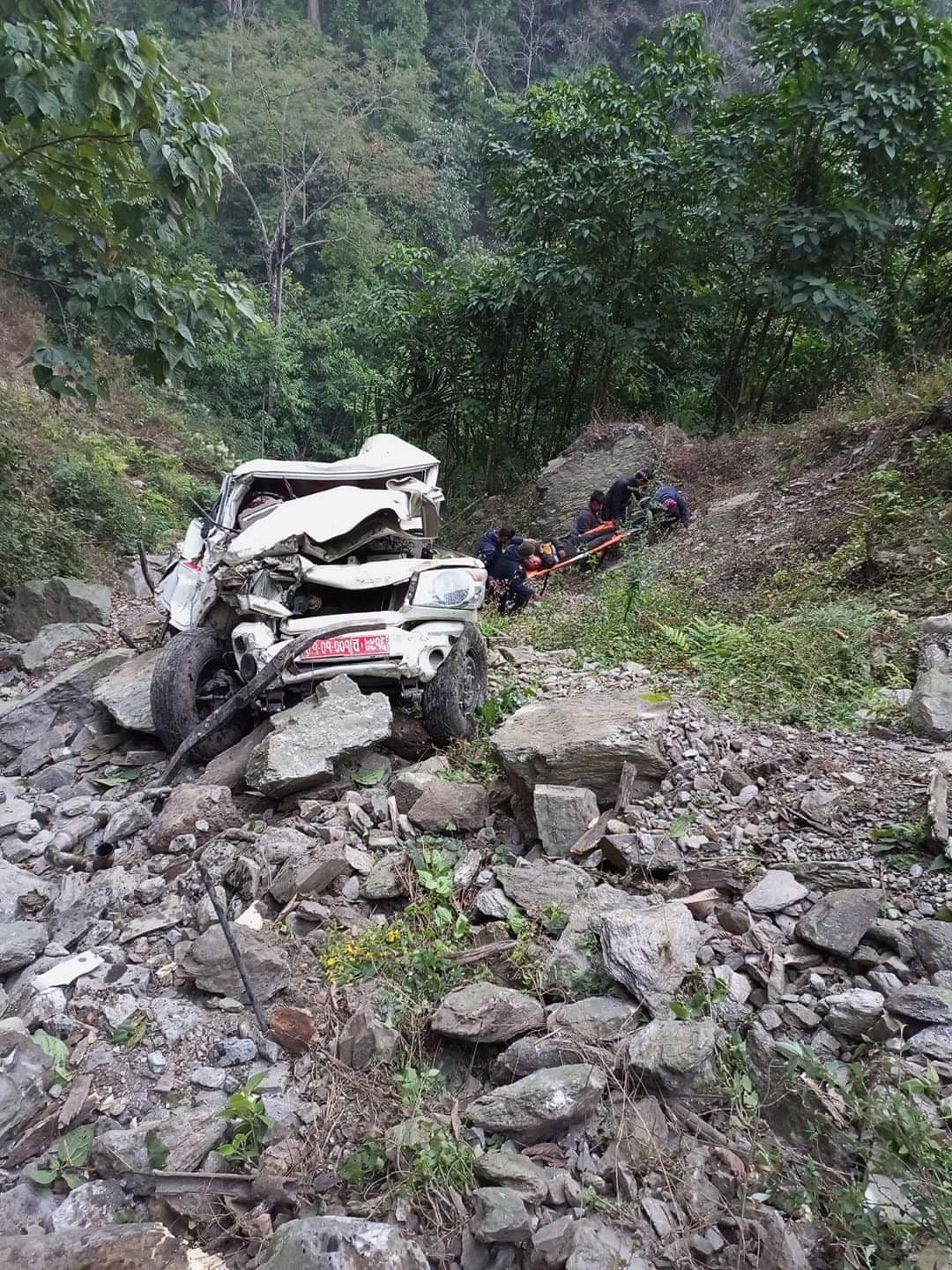 जिप दुर्घटना हुँदा दुईको मृत्यु