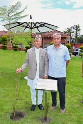 भारतीय दूतावासमा ‘एक पेड माँ के नाम’ अभियानअन्तर्गत वृक्षरोपण