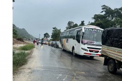 नारायणगढ–मुग्लिन सडकखण्ड एकतर्फी सञ्चालनमा