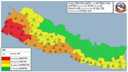 लुम्बिनी र सुदूरपश्चिमका केही स्थानमा अति भारी वर्षा हुने, कस्तो छ अन्य ठाउँको मौसम?