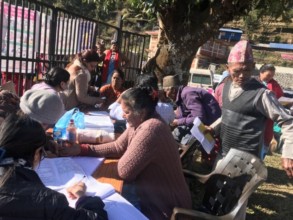 पाँचपोखरीमा बृहत् स्वास्थ शिविर सम्पन्न