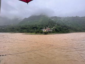 कालीगण्डकीमा पानीको बहाव बढ्दै